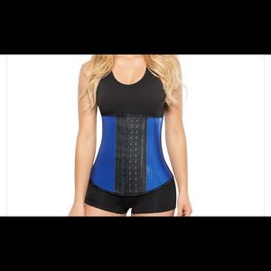 Blue Metallic Waist Trainer